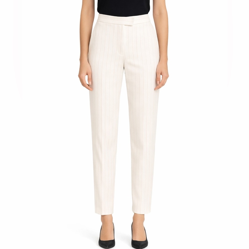 Liliu Pink & Cream Pinstripe Pants Size 12